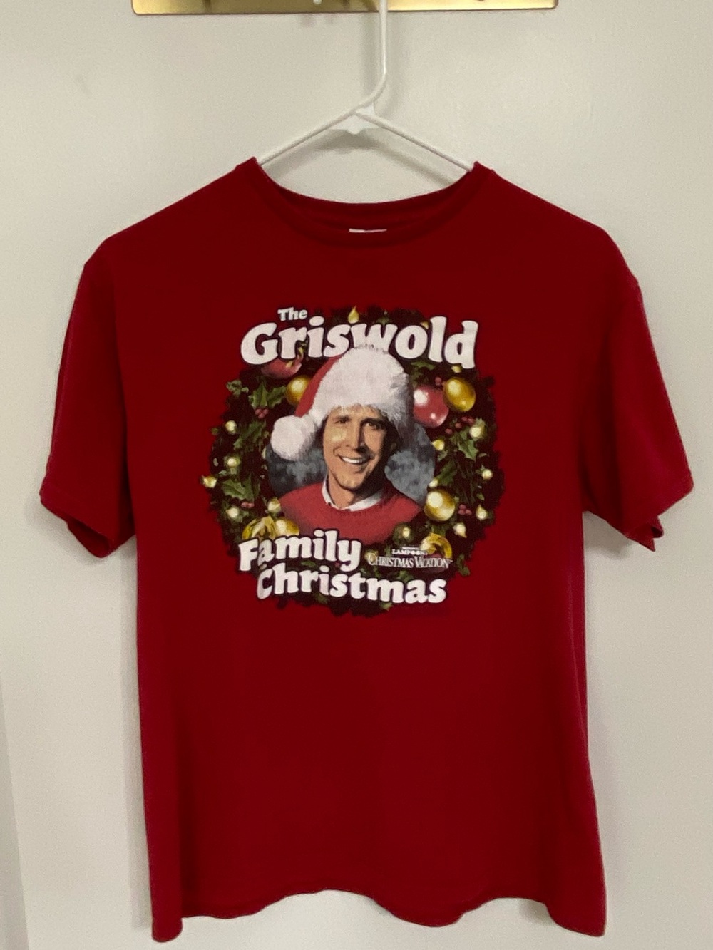 National Lampoon’s Christmas Vacation Griswold Family Christmas T-Shirt Red M